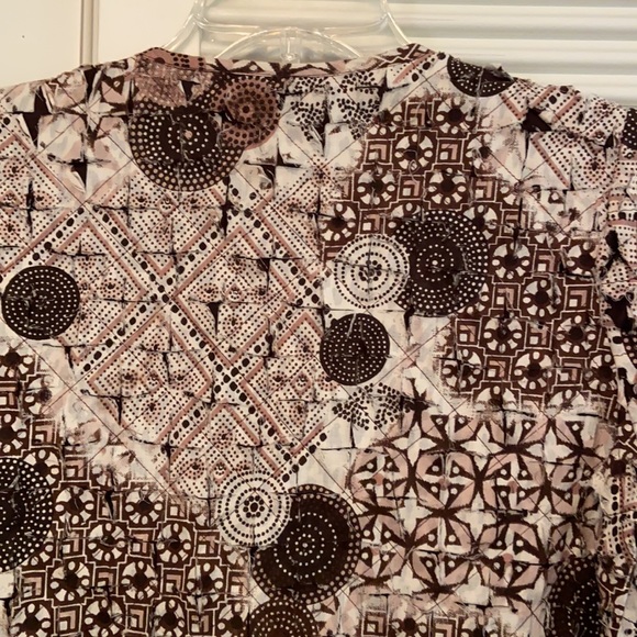 LAURA ASHLEY Zip Front Top - Picture 4 of 9